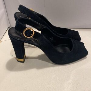 Moda Spana black suede sandals